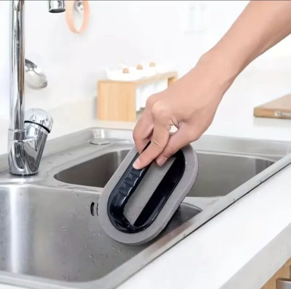 🧽 Cepillo Removedor de Grasa y Óxido | Limpieza Profunda para Ollas y Cocina