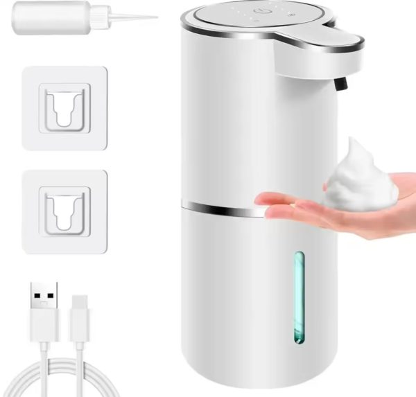 🫧 Dispensador Automático de Jabón en Espuma 380 ml | Sensor sin Contacto + 4 Niveles