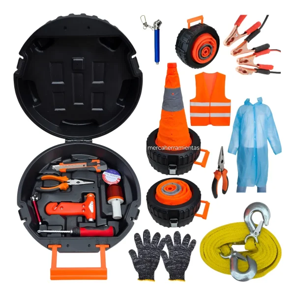 Kit De Carretera2 🚗 Kit de Carretera Completo | Herramientas y Accesorios para Emergencias