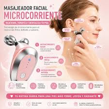 Masajeador Facial De Microcorriente2 ✨ Masajeador Facial de Microcorriente EMS | Rutina de Cuidado y Tonificación Facial