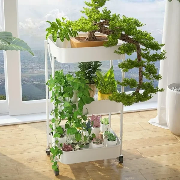 Organizador Metalico Plegable Or083 🛒 Organizador Metálico Plegable Multiusos de 3 Niveles OR08