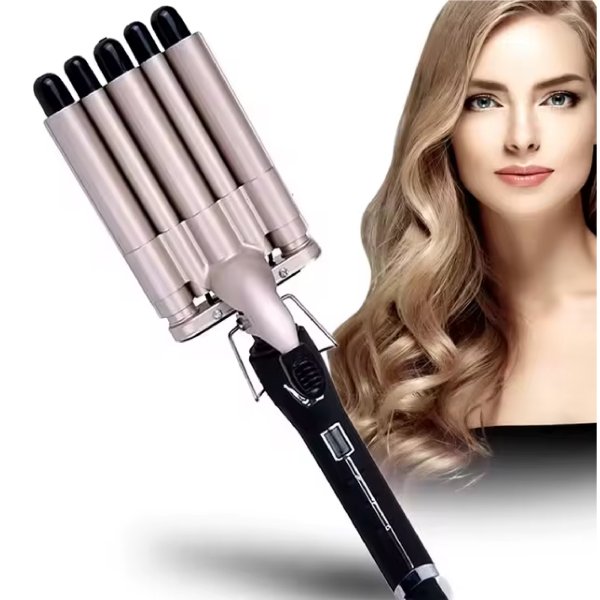 Pinzas Ondas 5 Tubos1 ✨ Rizador Profesional de Cabello 5 Tubos | Ondas Definidas y con Volumen 💕