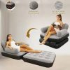 Sofa Cama Inflable Multifuncional4 🛋️ Sofá Cama Inflable 5 en 1 | Sofá, Cama y Sillón Reclinable Portátil ✨
