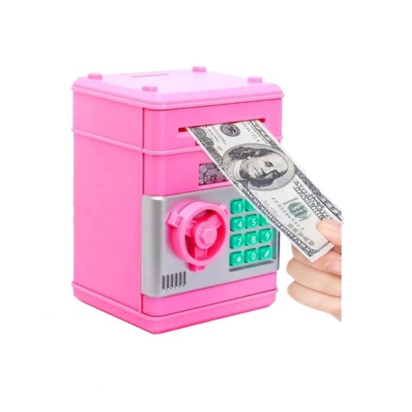 Alcancia Caja Fuerte1 💰 Alcancía Caja Fuerte Infantil – Ahorra Jugando y Aprende a Cuidar tu Dinero