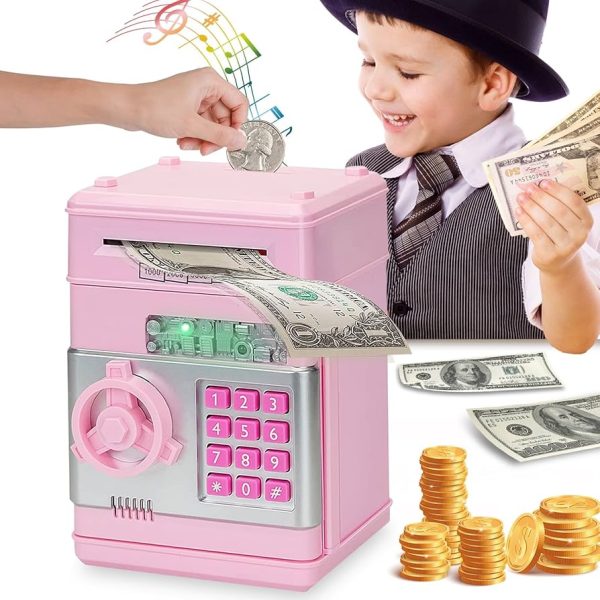 Alcancia Caja Fuerte2 💰 Alcancía Caja Fuerte Infantil – Ahorra Jugando y Aprende a Cuidar tu Dinero