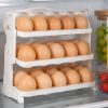 Bandeja Dispensadora Huevos 3 Niveles5 🥚 Organizador de Huevos Plegable de 3 Niveles – Capacidad para 21 Huevos