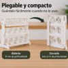 Bandeja Dispensadora Huevos 3 Niveles7 🥚 Organizador de Huevos Plegable de 3 Niveles – Capacidad para 21 Huevos