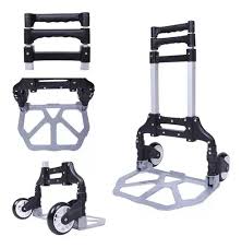 Carretilla Plegable Aluminio Telescopica2 🛒 Carretilla Plegable de Aluminio Telescópica – Compacta, Liviana y Resistente