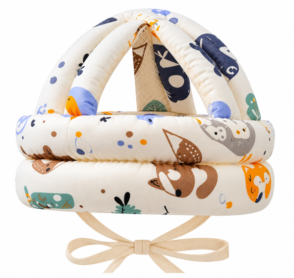 Casco De Seguridad Para Bebes5 👶 Casco Protector de Seguridad para Bebés – Suave, Ajustable y Acolchado 360°
