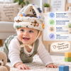 Casco De Seguridad Para Bebes6 👶 Casco Protector de Seguridad para Bebés – Suave, Ajustable y Acolchado 360°