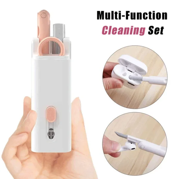 Conjunto De Limpieza Para Auriculares1 🎧 Kit de Limpieza Multifuncional para Audífonos, Teclado y Electrónicos