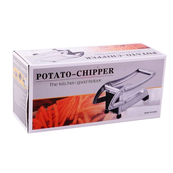 Cortador De Papa3 🍟 Cortador Manual de Papas en Acero Inoxidable con Cuchillas Intercambiables
