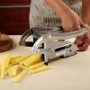 Cortador De Papas Fritas Picador De Pa 2 🍟 Cortador Manual de Papas en Acero Inoxidable con Cuchillas Intercambiables