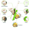 Cortador De Verduras Vertical2 🥕 Cortador Vertical de Verduras Multifunción – Mandolina Segura con Grosor Ajustable