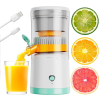 Exprimidor Electrico De Frutas Portatil1 🍊 Exprimidor Eléctrico de Cítricos Recargable USB – Portátil y Automático