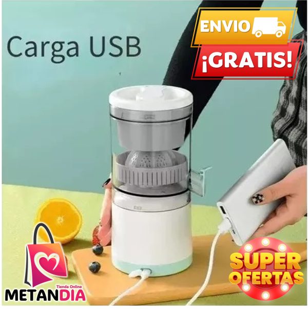 Exprimidor Electrico Recargable Naranja_3 🍊 Exprimidor Eléctrico de Cítricos Recargable USB – Portátil y Automático