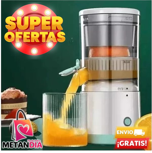 Exprimidor Electrico Recargable Naranja_5 🍊 Exprimidor Eléctrico de Cítricos Recargable USB – Portátil y Automático
