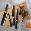 Juego De 6 Piezas De Cuchillo2 🔪 Set de Cuchillos de Cocina 6 Piezas – Corte, Precisión y Versatilidad