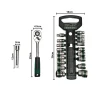 🔧 Juego de Copas y Llave Rachet 20 Piezas – Kit Mecánico 1/2"