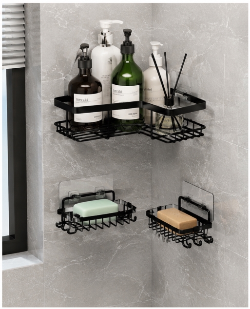 Organizador De Bano Multiusos X 3 Piezas2 🛁 Organizador de Baño Multiusos x 3 Piezas – Orden sin Perforar tus Paredes