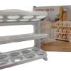 Organizador De Huevos 3 Niveles Plegable1 🥚 Organizador de Huevos Plegable de 3 Niveles – Capacidad para 21 Huevos