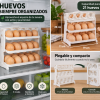 Organizador De Huevos 3 Niveles Plegable4 🥚 Organizador de Huevos Plegable de 3 Niveles – Capacidad para 21 Huevos