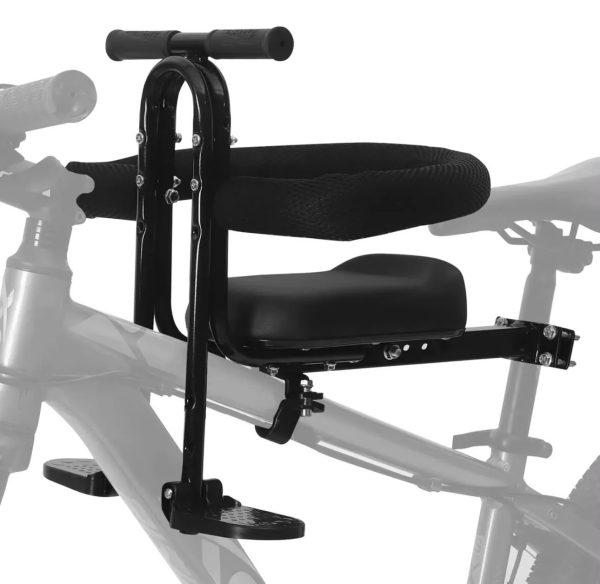 Silla Delantera Bicicleta Para Nino4 🚲 Silla Delantera para Bicicleta Infantil con Manubrio y Reposapiés